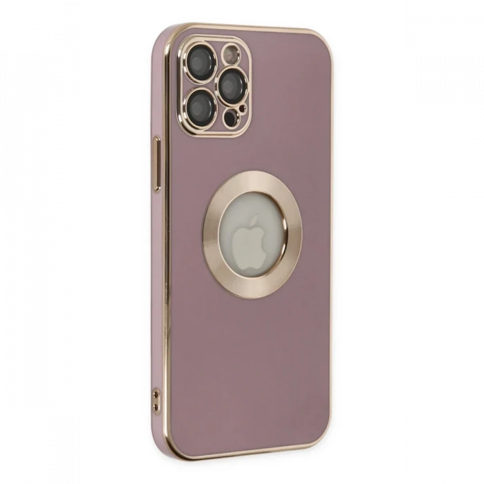 Apple iPhone 12 Pro Kılıf Store Silikon - Mor