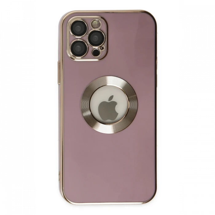 Apple iPhone 12 Pro Kılıf Store Silikon - Mor
