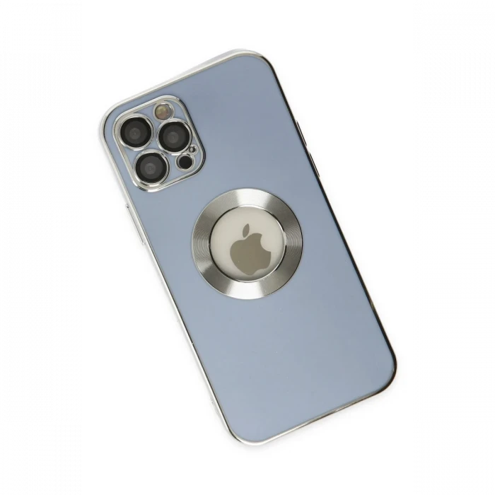 Apple iPhone 12 Pro Kılıf Store Silikon - Sierra Blue