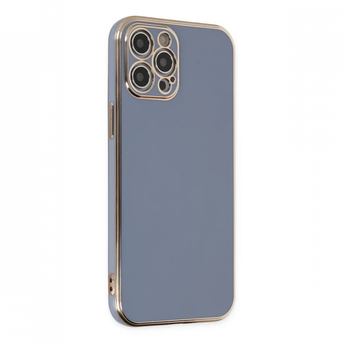 Apple iPhone 12 Pro Kılıf Volet Silikon - Mavi
