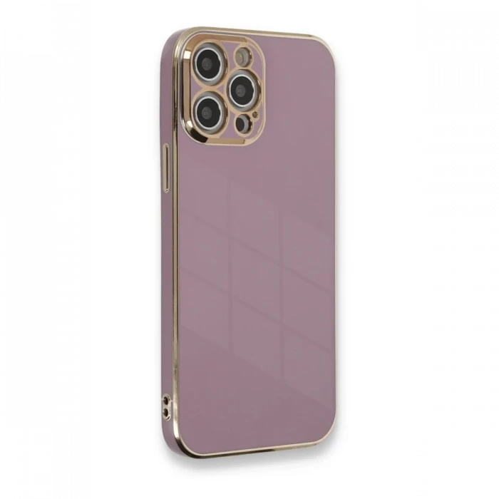 Apple iPhone 12 Pro Kılıf Volet Silikon - Mor