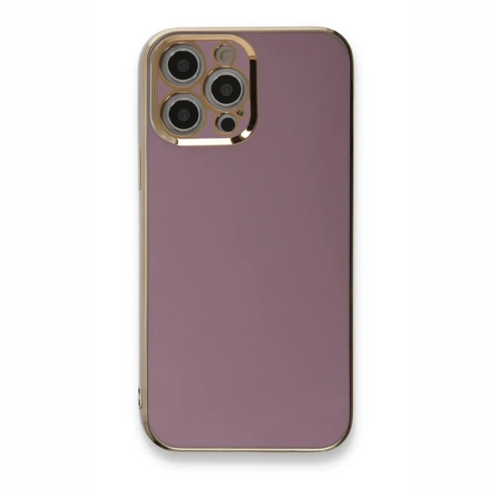 Apple iPhone 12 Pro Kılıf Volet Silikon - Mor