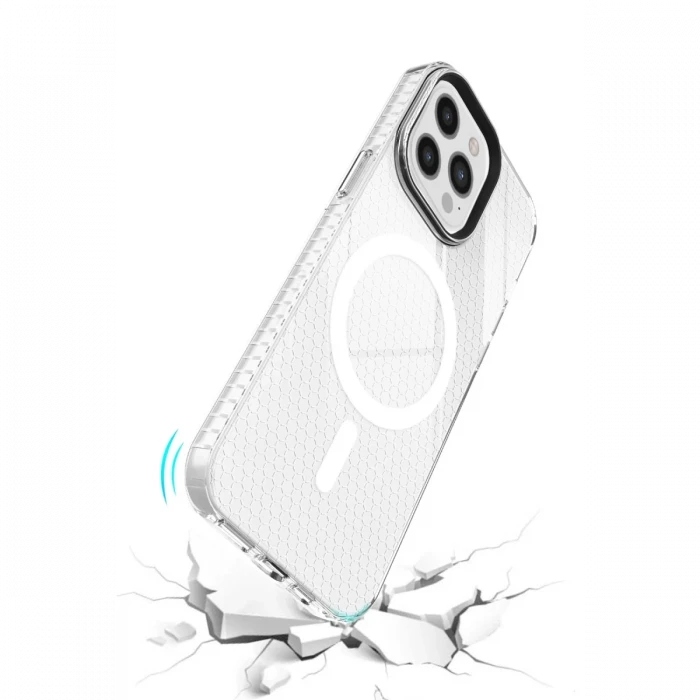 Apple iPhone 12 Pro Max Kılıf Beta Magneticsafe Silikon - Şeffaf