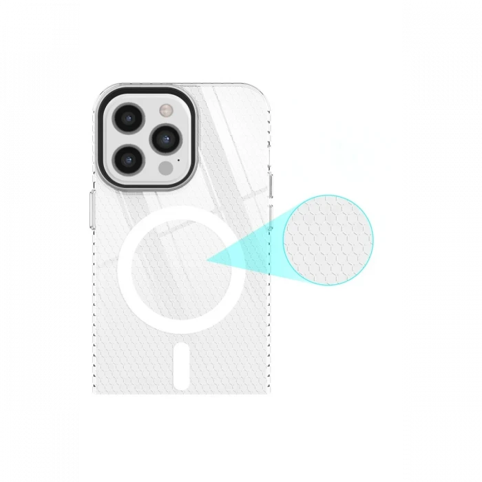 Apple iPhone 12 Pro Max Kılıf Beta Magneticsafe Silikon - Şeffaf