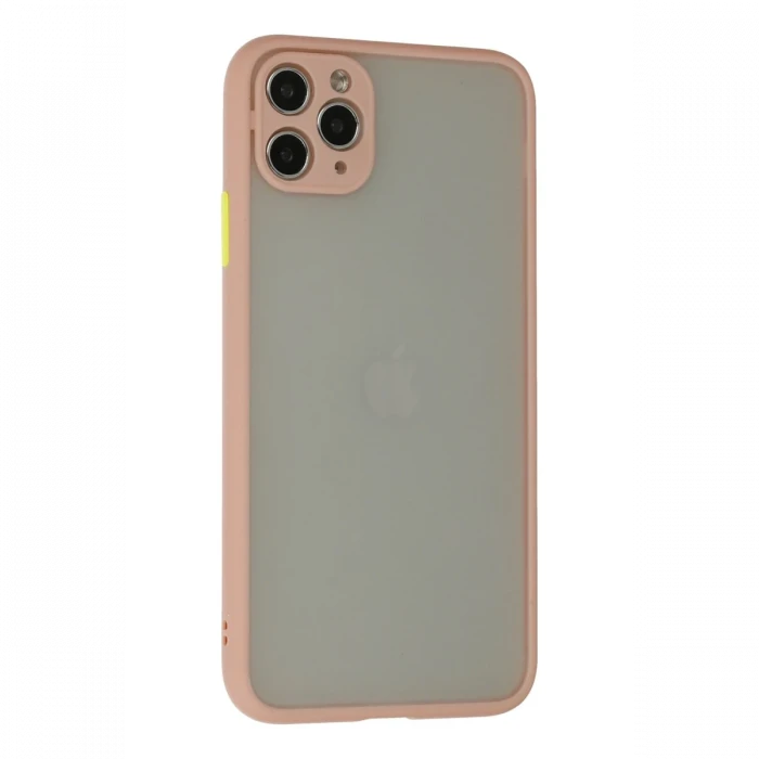 Apple iPhone 12 Pro Max Kılıf Montreal Silikon Kapak - Pembe