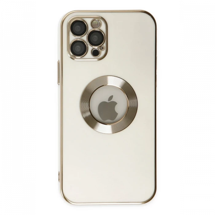Apple iPhone 12 Pro Max Kılıf Store Silikon - Beyaz