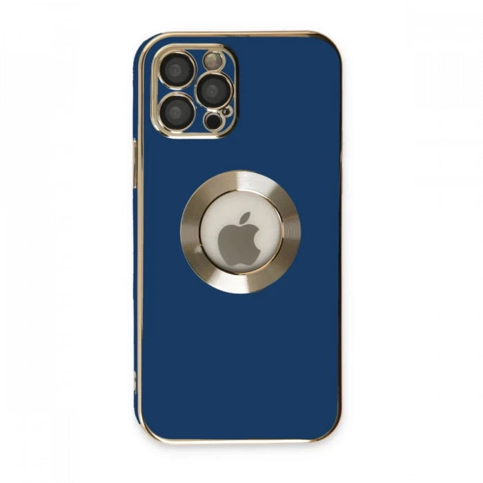 Apple iPhone 12 Pro Max Kılıf Store Silikon - Mavi