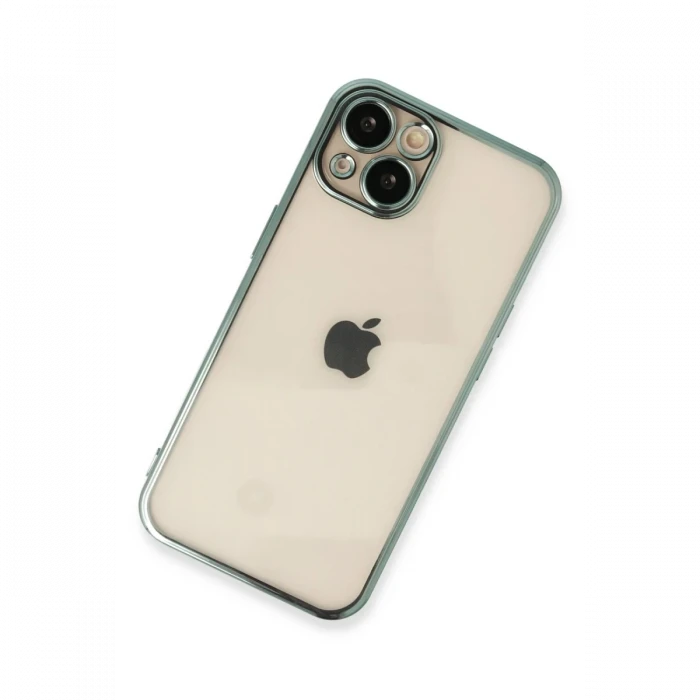 Apple iPhone 13 Kılıf Razer Lensli Silikon - Yeşil