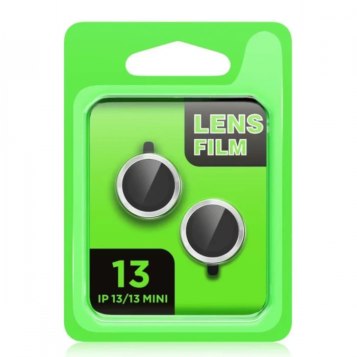 Apple iPhone 13 Mini Raze Metal Kamera Lens - Mavi