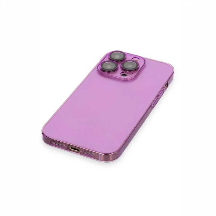 Apple iPhone 13 Pro Kılıf Armada Lensli Kapak - Mor