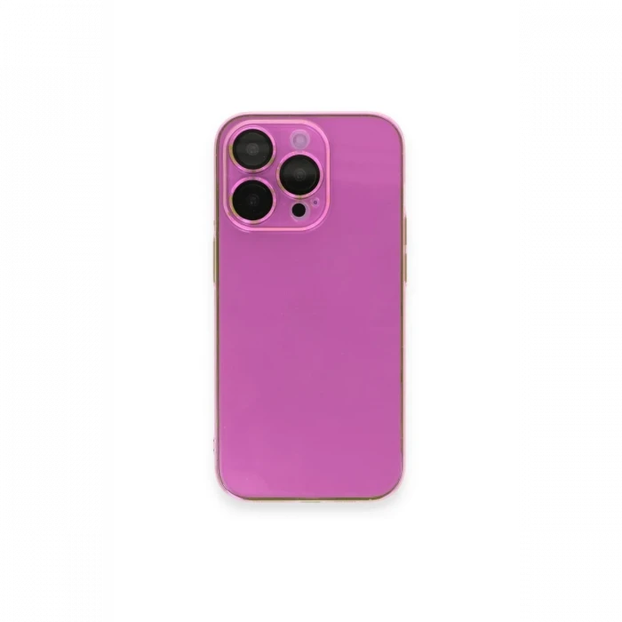 Apple iPhone 13 Pro Kılıf Armada Lensli Kapak - Pembe