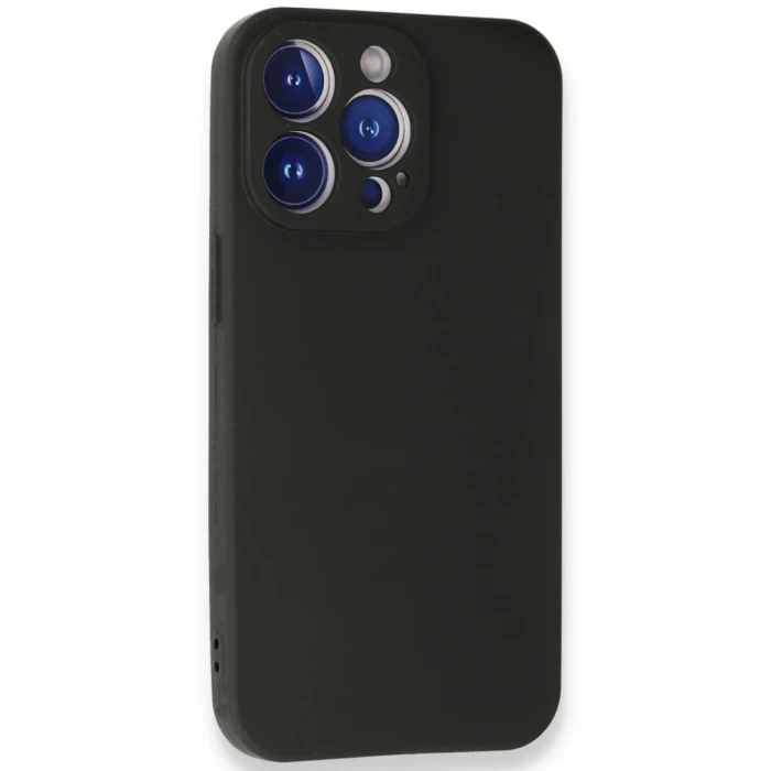 Apple iPhone 13 Pro Kılıf First Silikon - Siyah