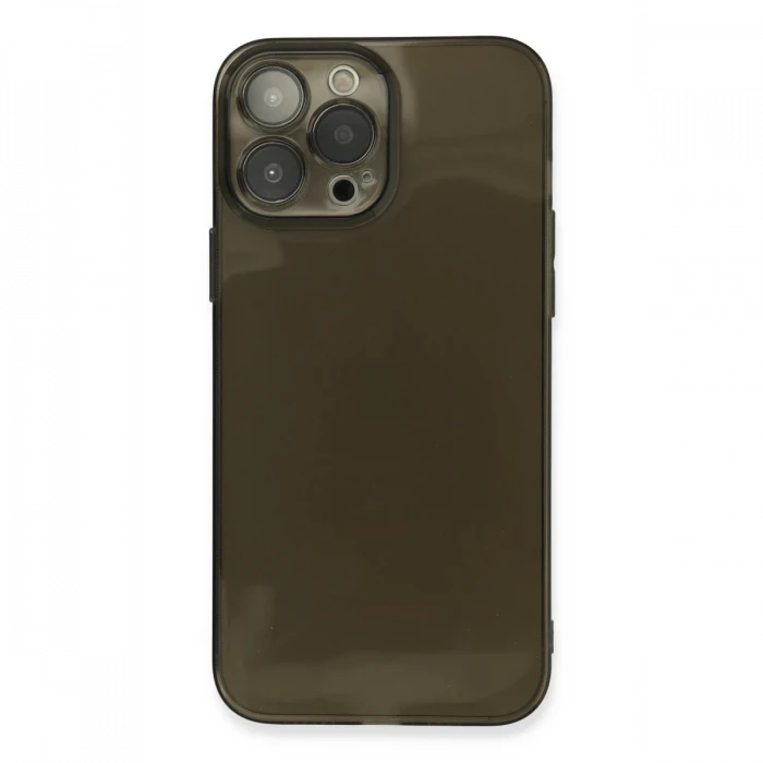 Apple iPhone 13 Pro Kılıf Fly Lens Silikon - Siyah