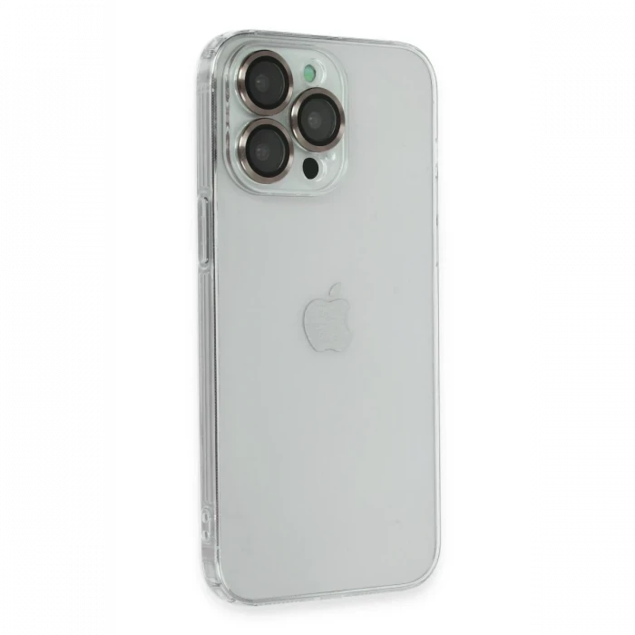 Apple iPhone 13 Pro Kılıf Luko Lens Silikon -Yeşil