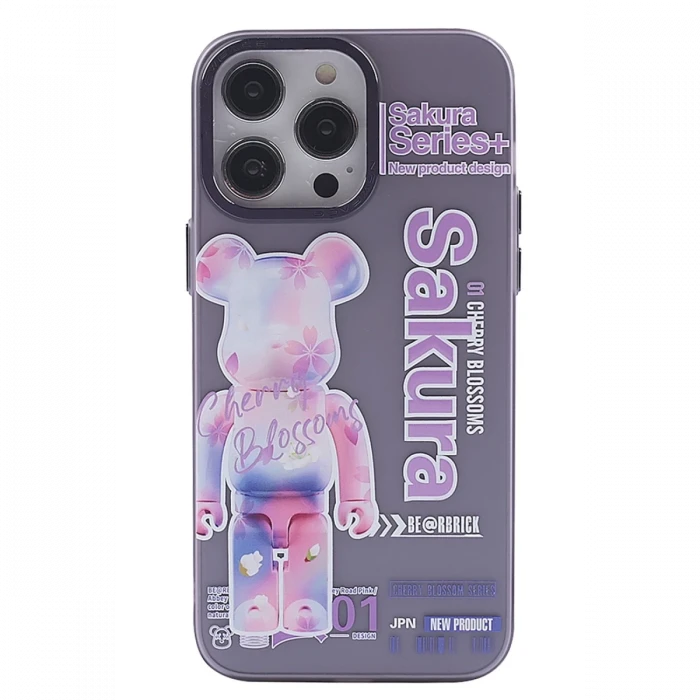 Apple iPhone 13 Pro Kılıf Prada Desenli Kapak - Prada Mor - 1