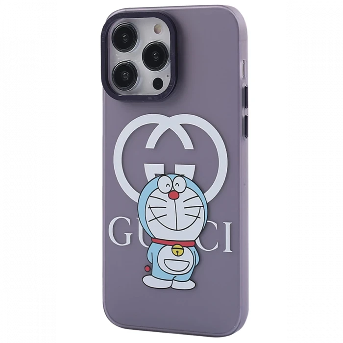 Apple iPhone 13 Pro Kılıf Prada Desenli Kapak - Prada Mor - 3