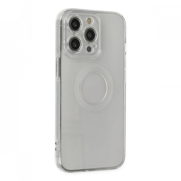 Apple iPhone 13 Pro Kılıf Santa Lens Silikon - Şeffaf