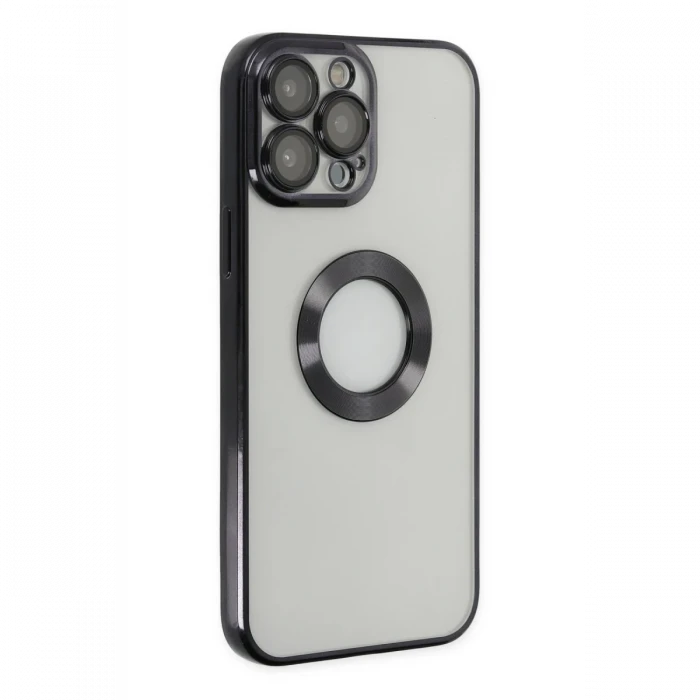 Apple iPhone 13 Pro Kılıf Slot Silikon - Siyah