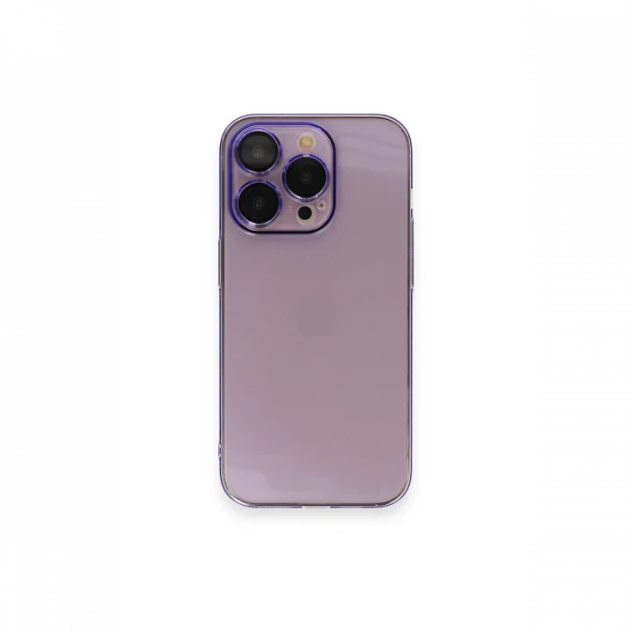 Apple iPhone 13 Pro Max Kılıf Armada Lensli Kapak - Lila