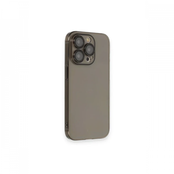 Apple iPhone 13 Pro Max Kılıf Armada Lensli Kapak - Siyah