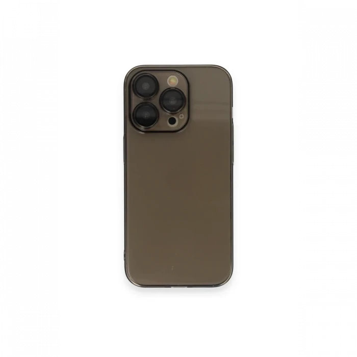 Apple iPhone 13 Pro Max Kılıf Armada Lensli Kapak - Siyah