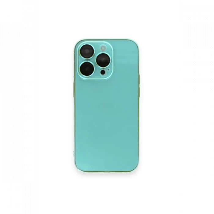 Apple iPhone 13 Pro Max Kılıf Armada Lensli Kapak - Yeşil