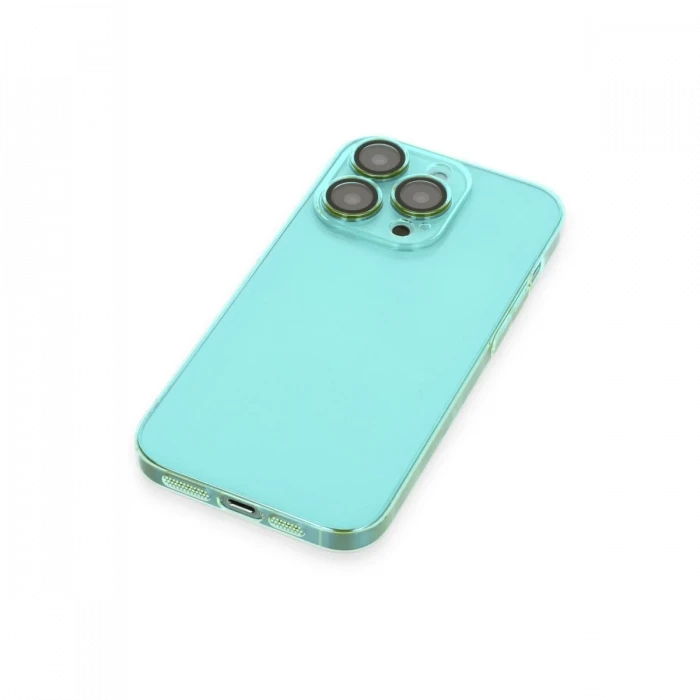 Apple iPhone 13 Pro Max Kılıf Armada Lensli Kapak - Yeşil