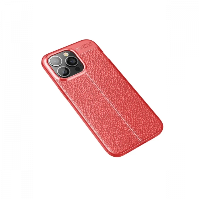 Apple iPhone 13 Pro Max Kılıf Auto Focus Kapak - Kırmızı
