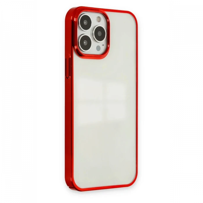 Apple iPhone 13 Pro Max Kılıf Element Silikon - Kırmızı