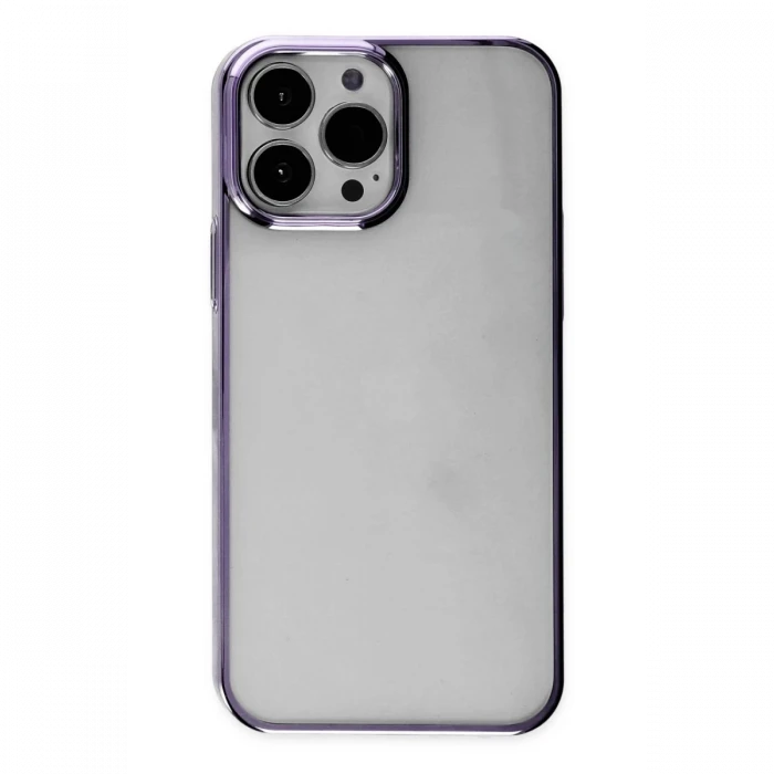 Apple iPhone 13 Pro Max Kılıf Element Silikon - Mor