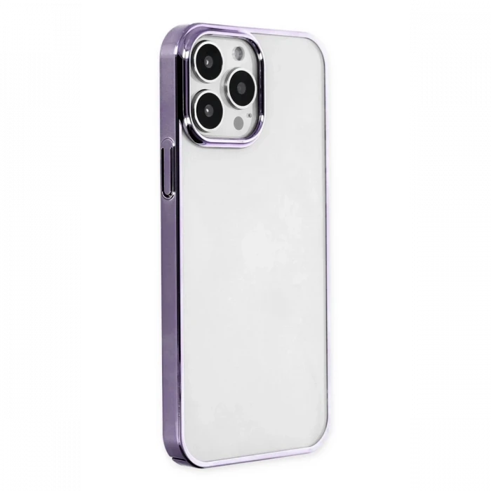 Apple iPhone 13 Pro Max Kılıf Element Silikon - Mor