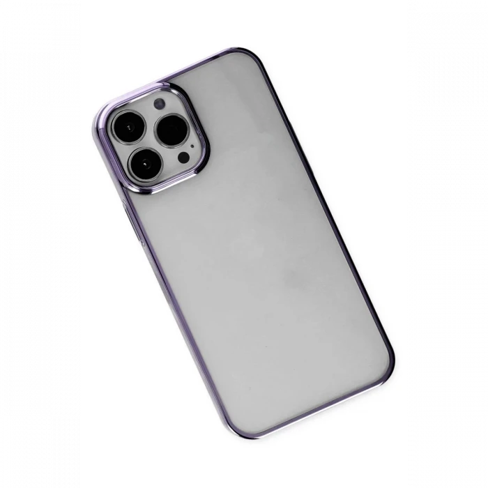 Apple iPhone 13 Pro Max Kılıf Element Silikon - Mor