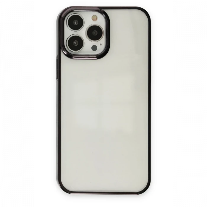 Apple iPhone 13 Pro Max Kılıf Element Silikon - Siyah