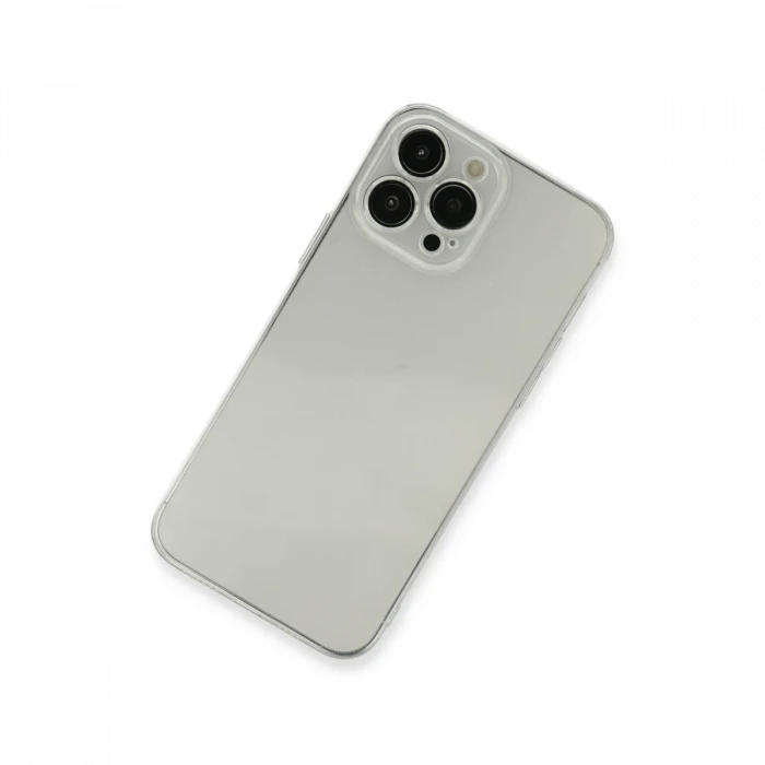 Apple iPhone 13 Pro Max Kılıf Fly Lens Silikon - Şeffaf