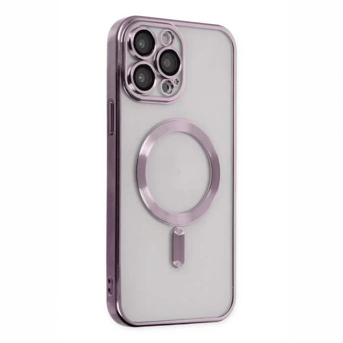 Apple iPhone 13 Pro Max Kılıf Kross Magneticsafe Kapak - Mor