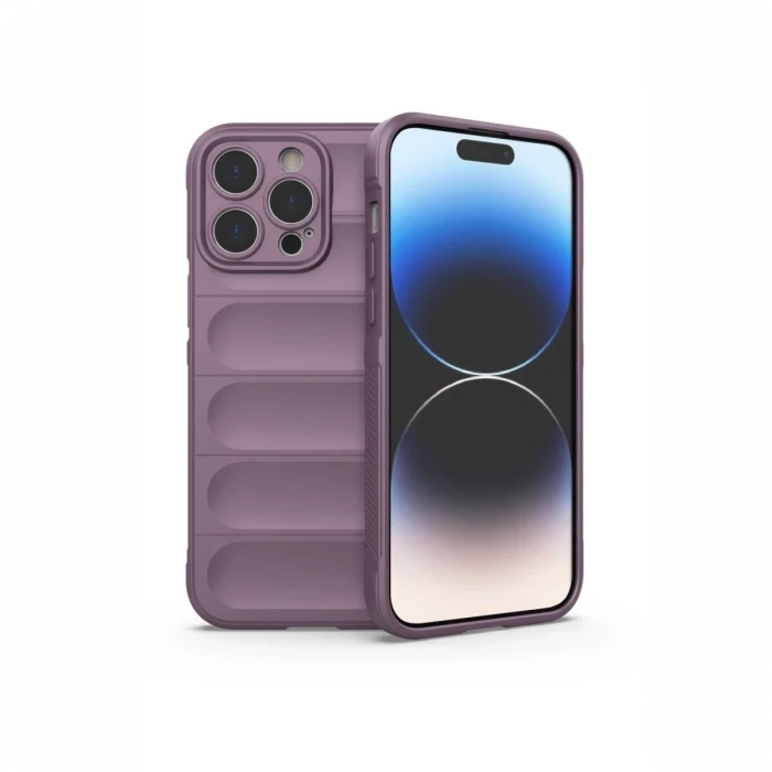Apple iPhone 13 Pro Max Kılıf Optimum Silikon - Mor