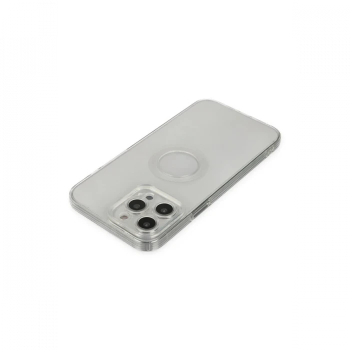 Apple iPhone 13 Pro Max Kılıf Santa Lens Silikon - Şeffaf