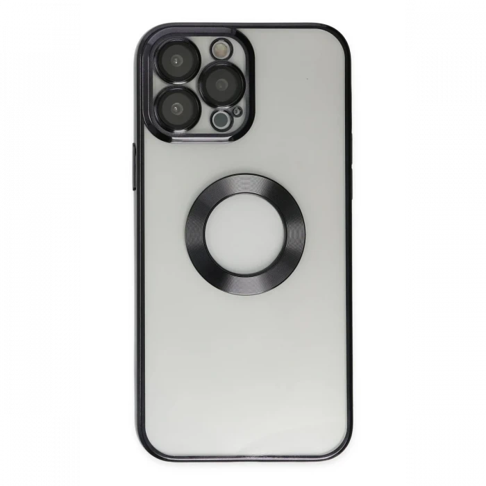 Apple iPhone 13 Pro Max Kılıf Slot Silikon - Siyah