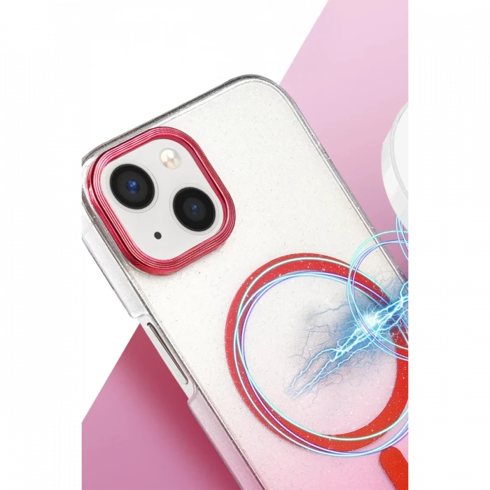 Apple iPhone 14 Glossy Magsafe Kapak - Siyah