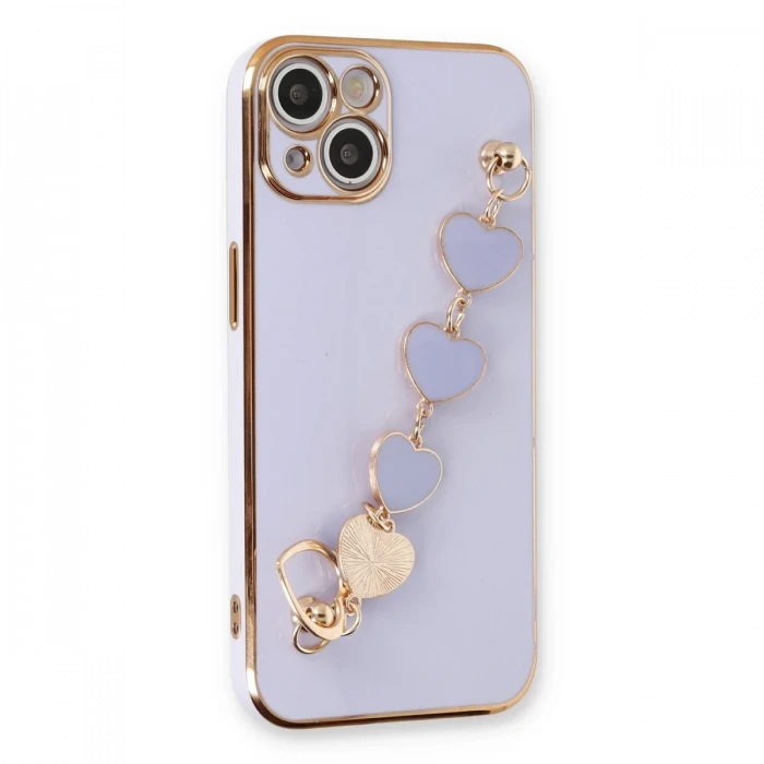 Apple iPhone 14 Kılıf Esila Silikon - Lila