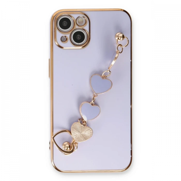 Apple iPhone 14 Kılıf Esila Silikon - Lila