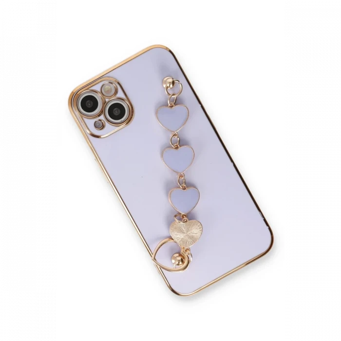 Apple iPhone 14 Kılıf Esila Silikon - Lila