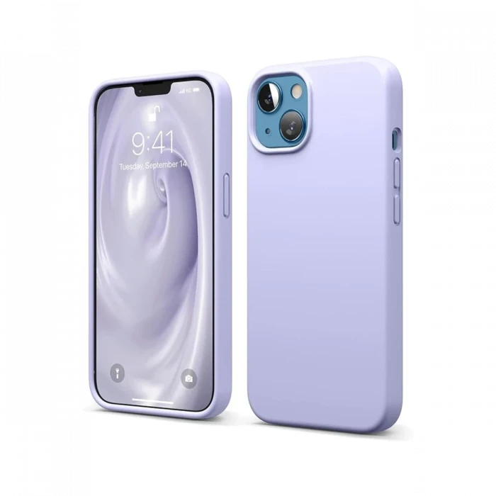 Apple iPhone 14 Kılıf First Silikon - Lila