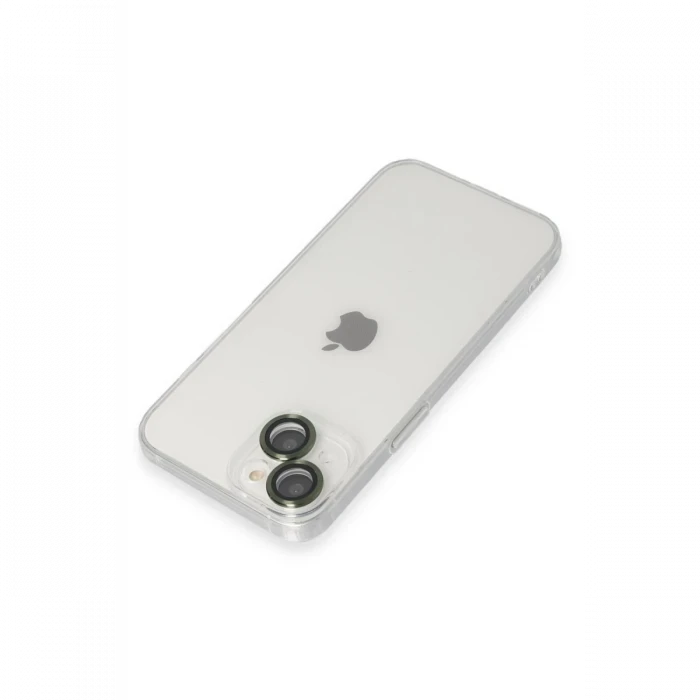 Apple iPhone 14 Kılıf Luko Lens Silikon - Yeşil
