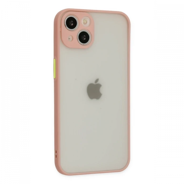 Apple iPhone 14 Kılıf Montreal Silikon Kapak - Pembe