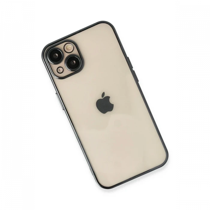 Apple iPhone 14 Kılıf Razer Lensli Silikon - Siyah