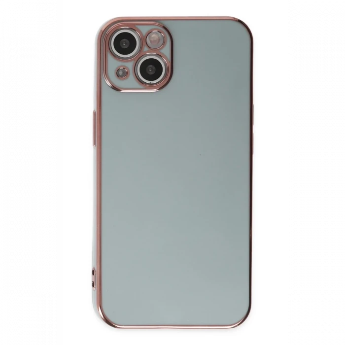 Apple iPhone 14 Kılıf Volet Silikon - Açık Yeşil