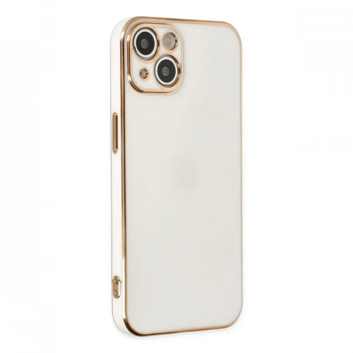 Apple iPhone 14 Kılıf Volet Silikon - Beyaz