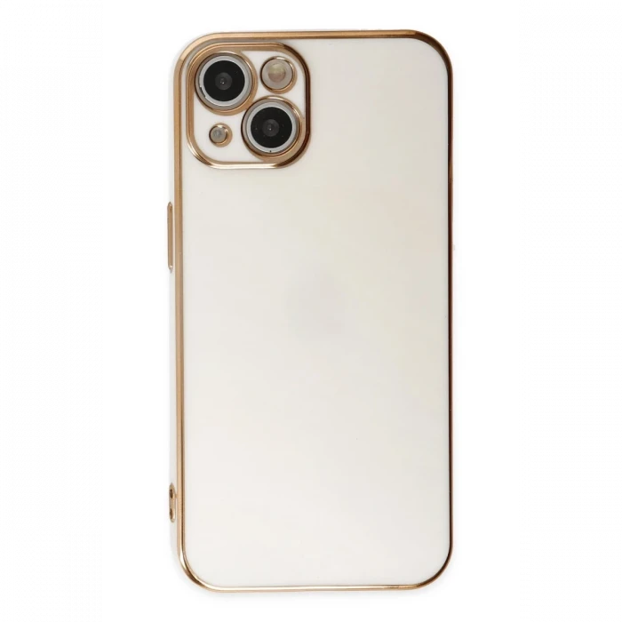Apple iPhone 14 Kılıf Volet Silikon - Beyaz