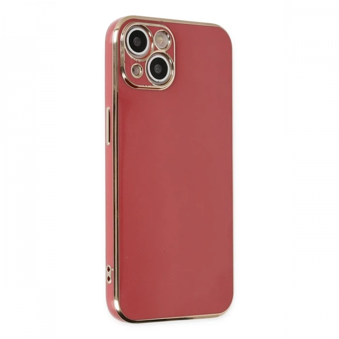 Apple iPhone 14 Kılıf Volet Silikon - Kırmızı